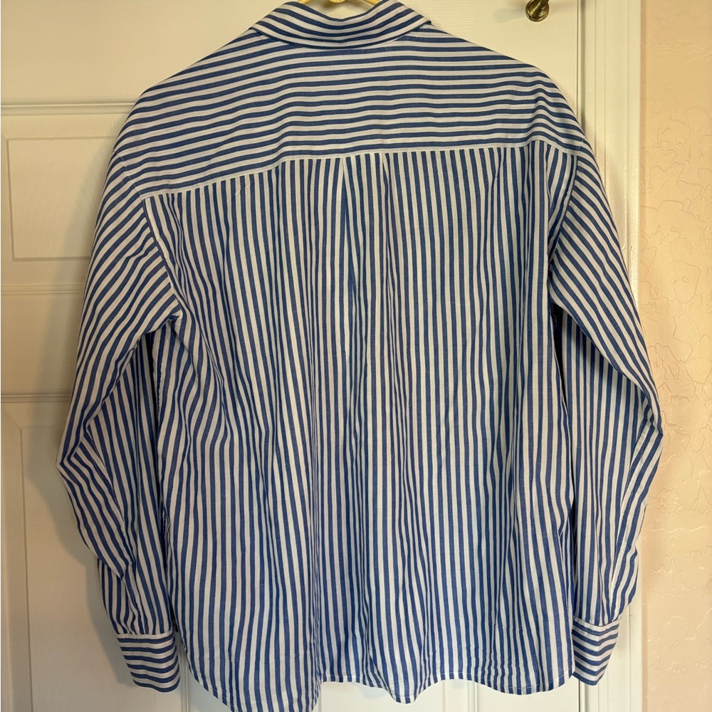 Vince Striped Long Sleeve Button down/up top - Picture 4 of 5